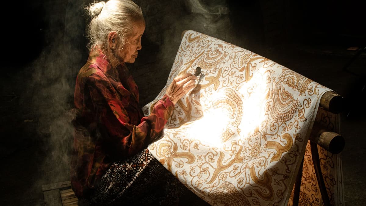 Batik making