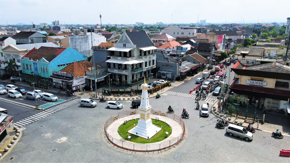 The Tugu monument, Yogyakarta