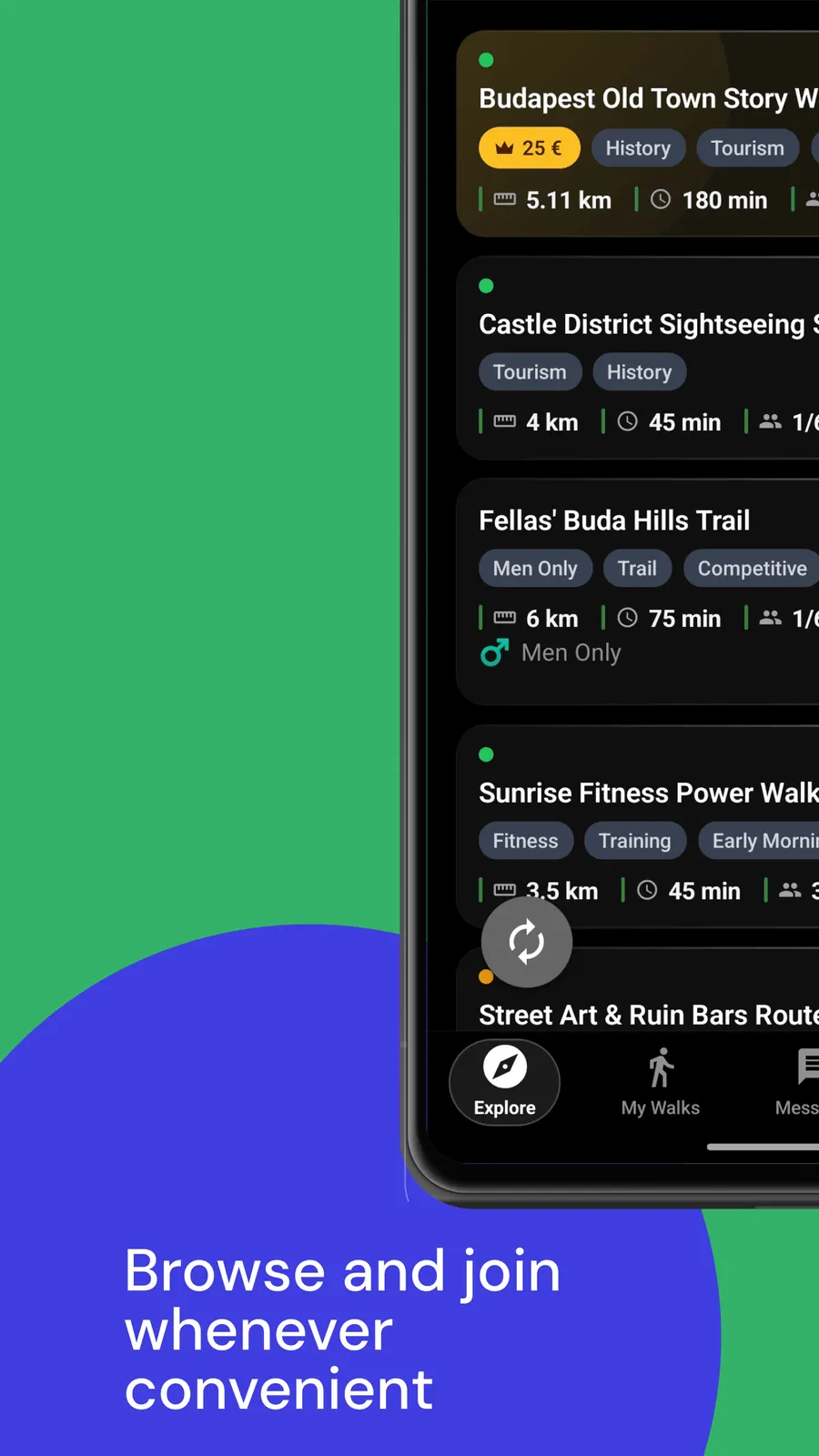 Walking Buddy Finder