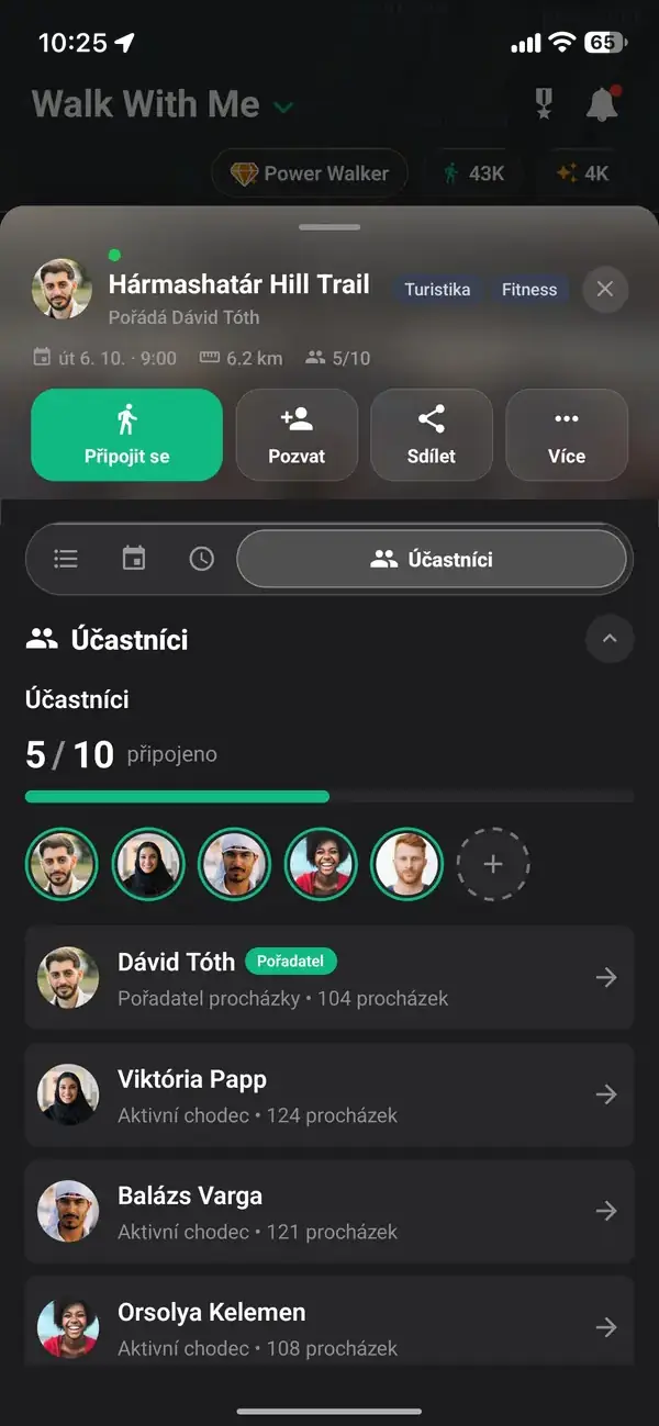 Požádejte o připojení