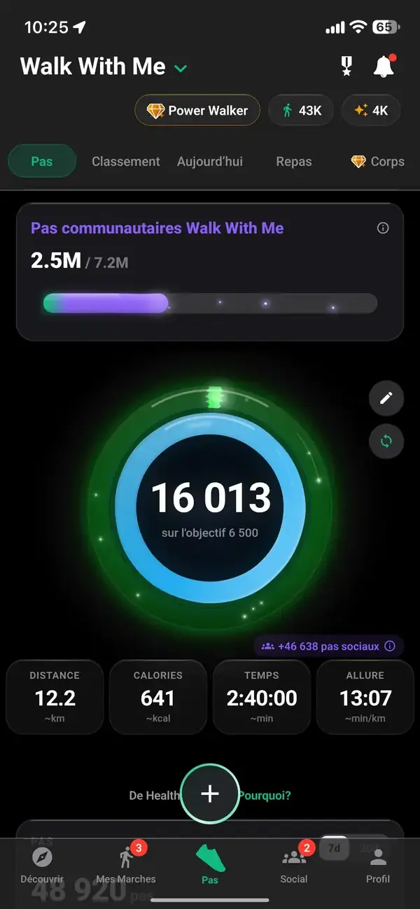 Your steps today