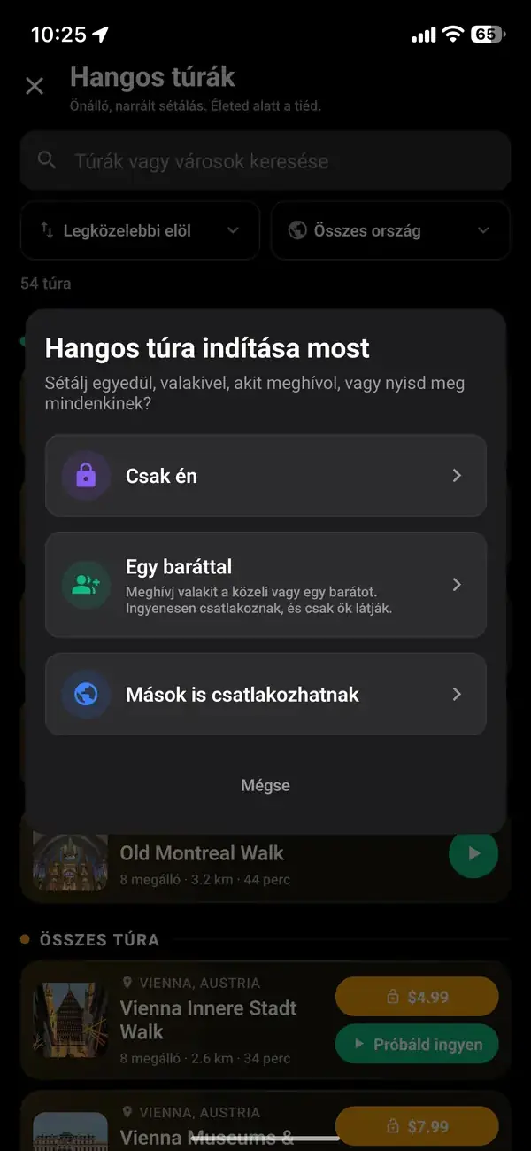 Sétálj egyedül, vagy hívj meg valakit