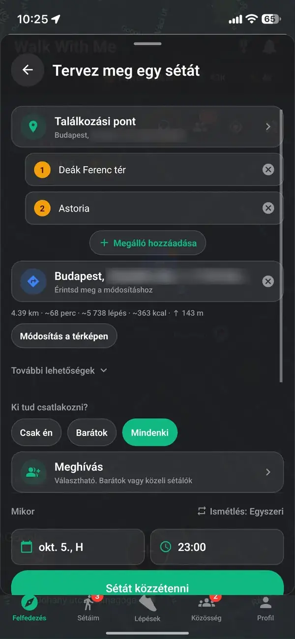 Tervezd meg az útvonalat