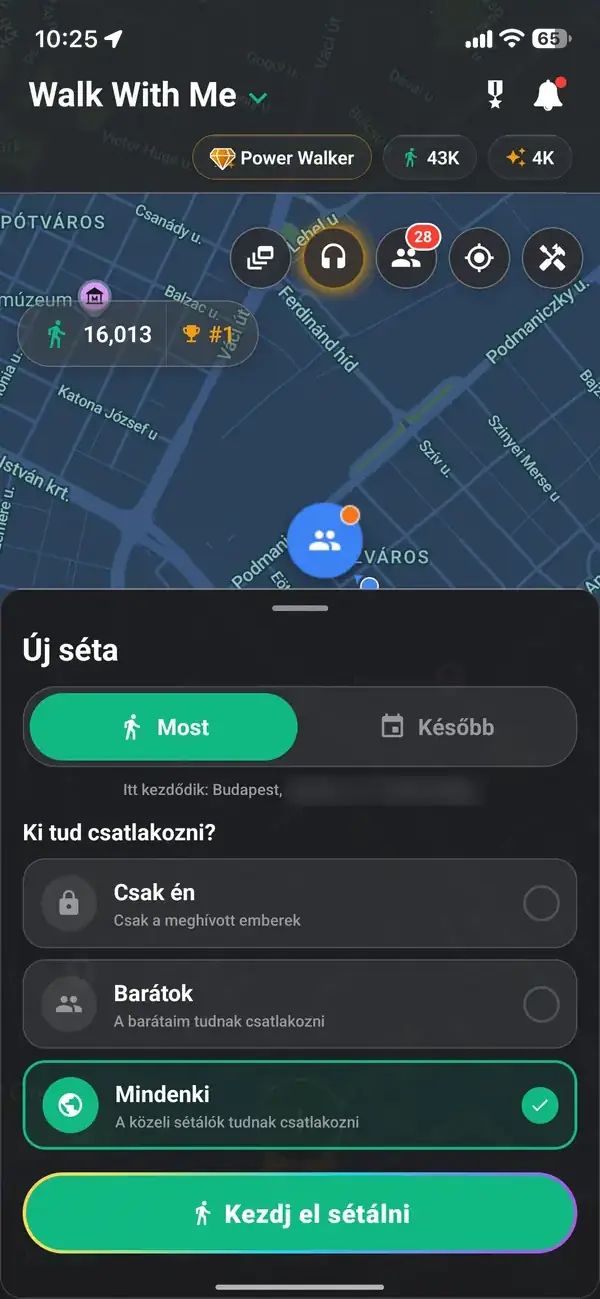 Sétálj most vagy később, és döntsd el, ki csatlakozhat