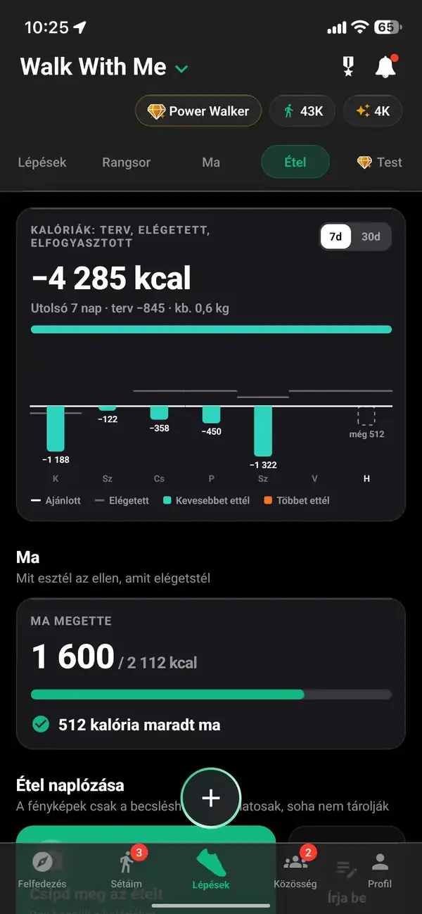 Egy séta kalóriabecslése tempó és emelkedés alapján