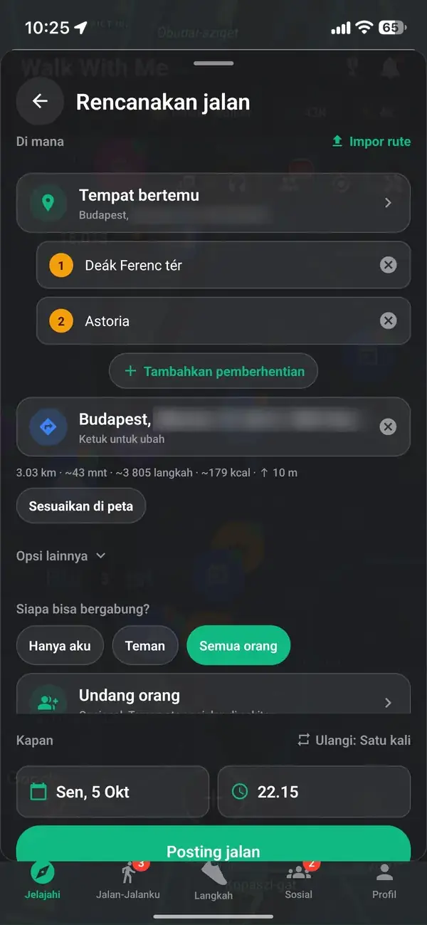 Rencanakan Rute