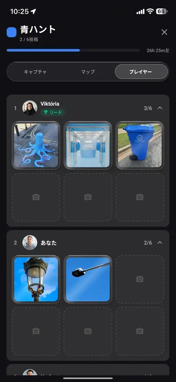Spectrum Walkの共有写真グリッド