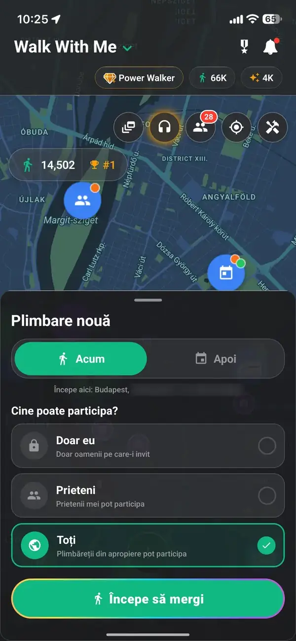 Plimbă-te acum sau mai târziu, hotărăște cine participă