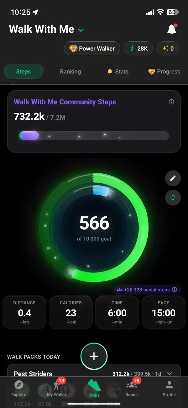 Your steps today