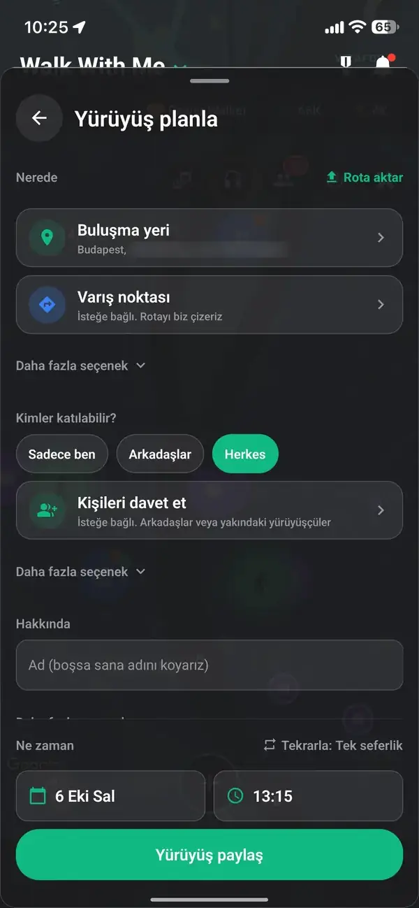 Rotayı Planlayın