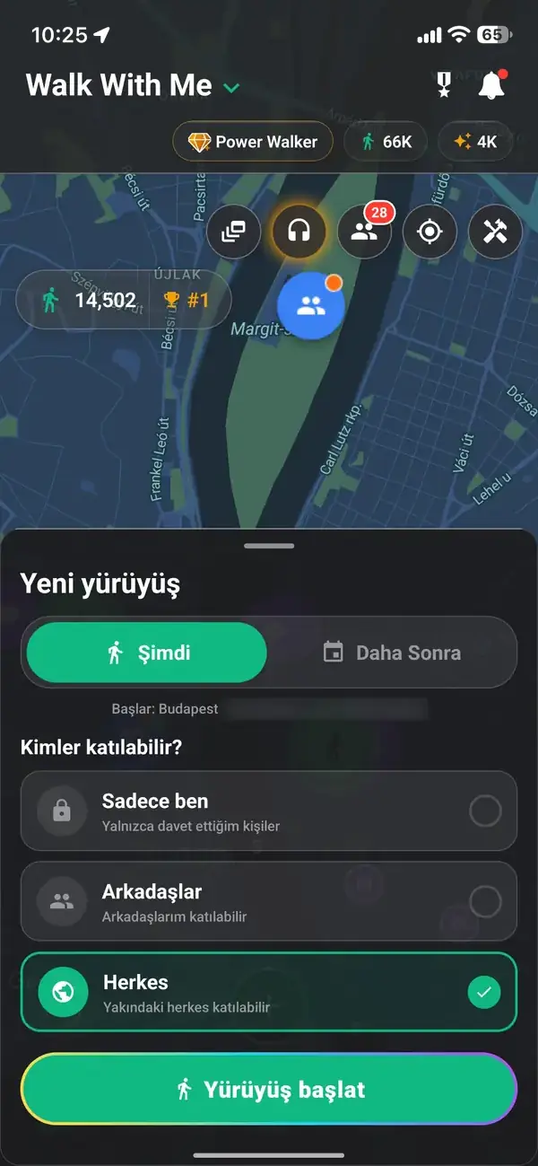 Şimdi veya Daha Sonra Yürüyün, Kimin Katılacağına Karar Verin