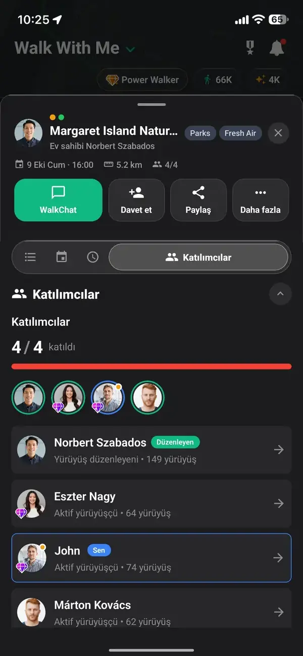 Katılma İsteği Gönder