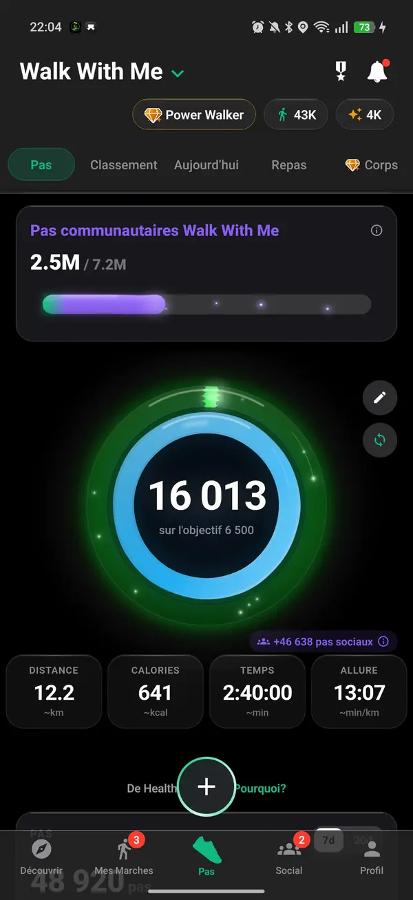 Your steps today
