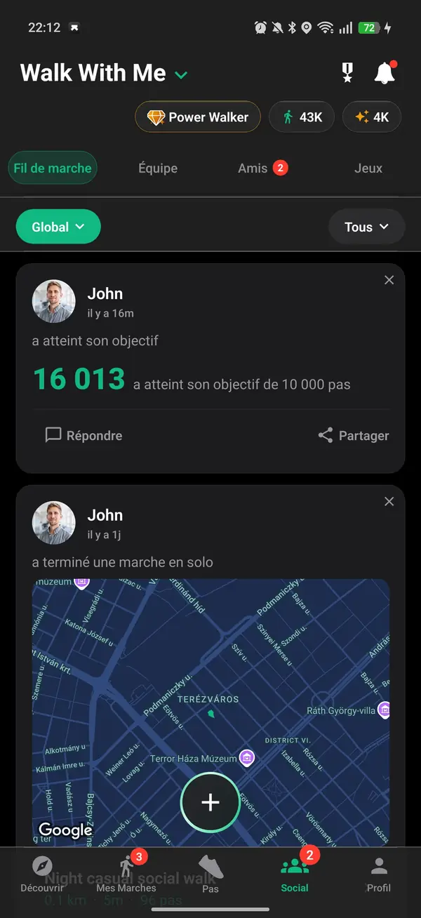 Le Fil des marches comme fil social basé sur la marche