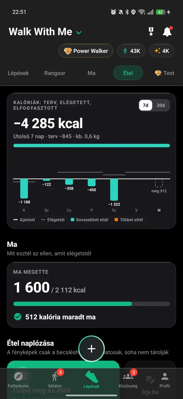Egy séta kalóriabecslése tempó és emelkedés alapján