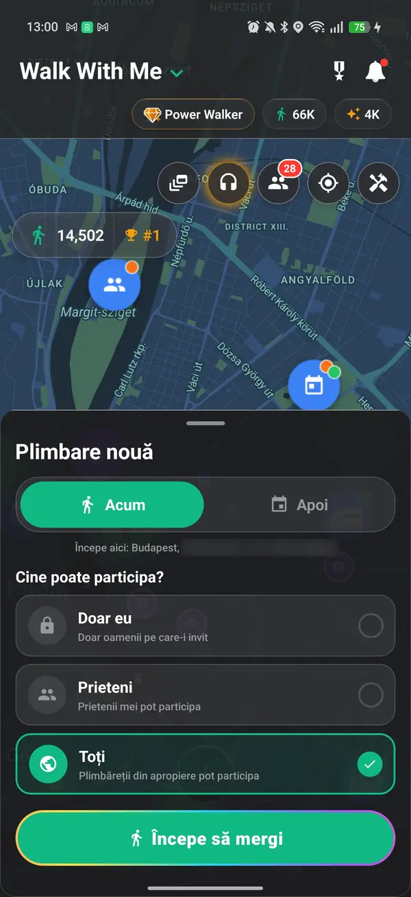 Plimbă-te acum sau mai târziu, hotărăște cine participă