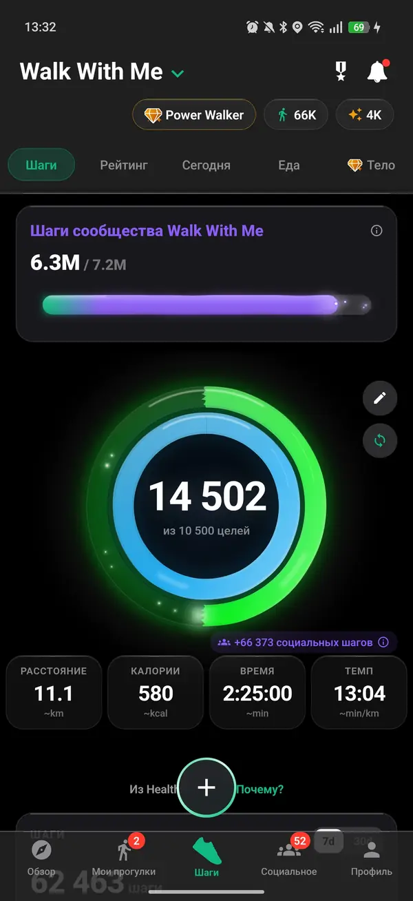 Your steps today