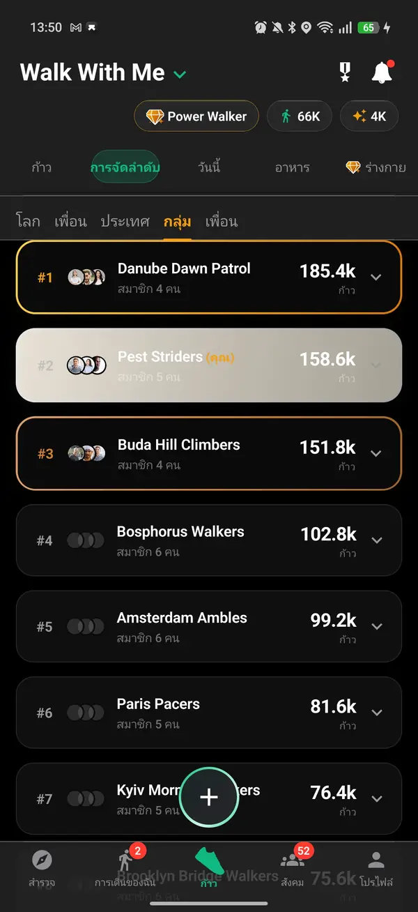 Walk Pack เป้าหมายขั้นตอนที่ใช้ร่วมกันให้อาหาร
