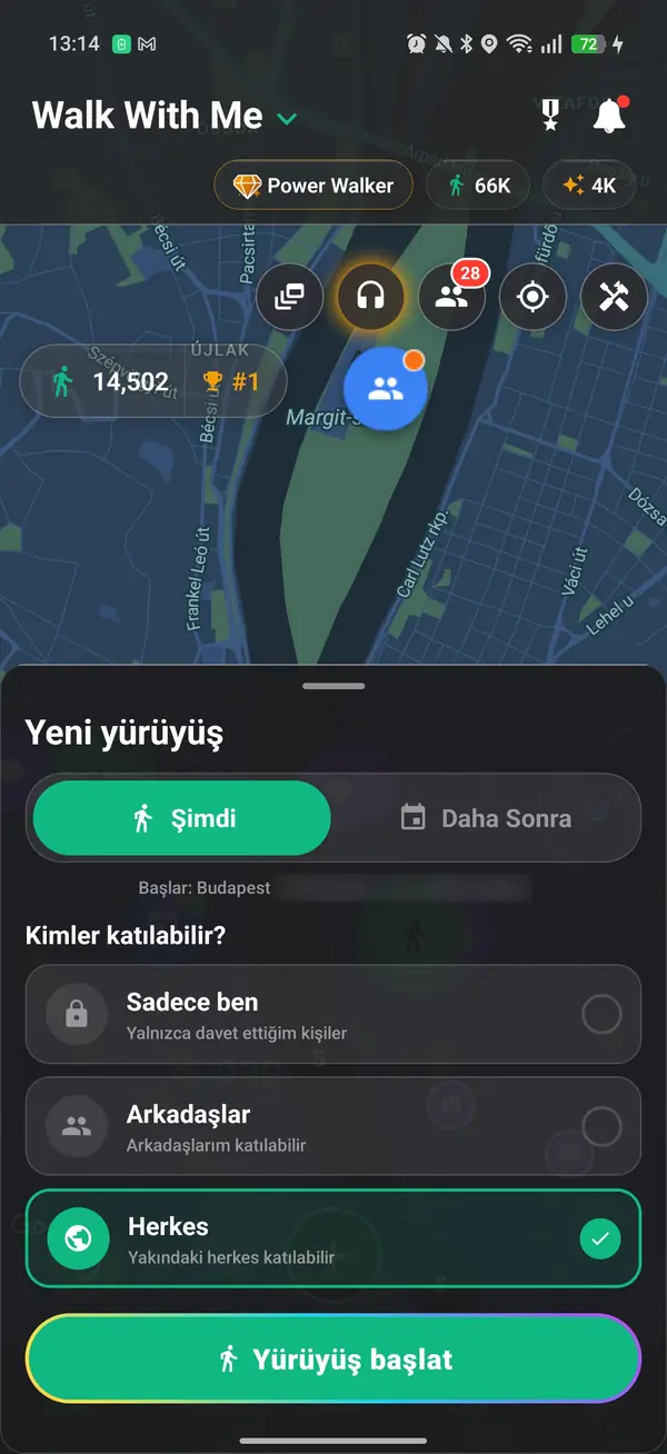Şimdi veya Daha Sonra Yürüyün, Kimin Katılacağına Karar Verin
