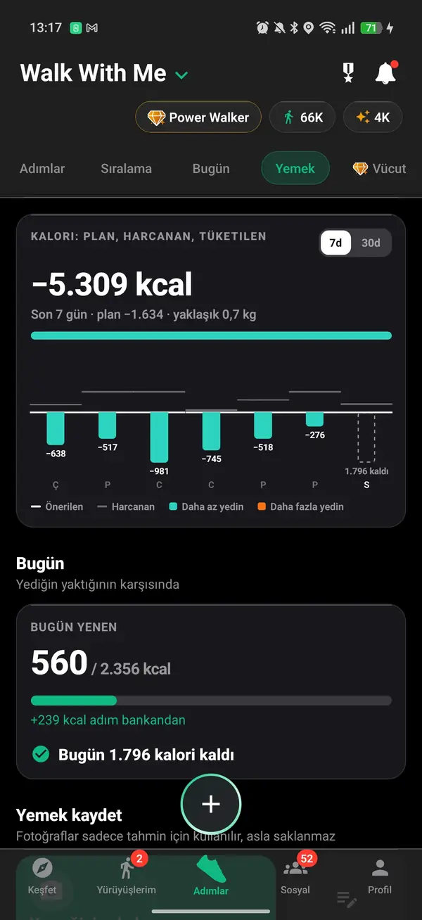 Hızdan ve eğimden bir yürüyüş kalori tahmini