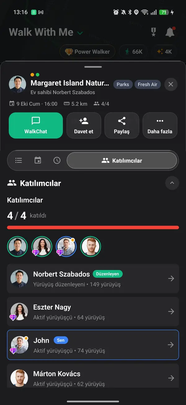 Katılma İsteği Gönder