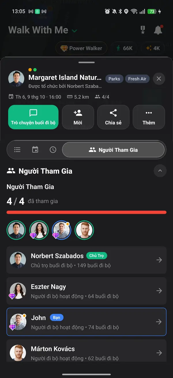 Yêu cầu tham gia